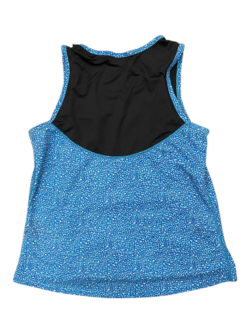 Kerrits Sleeveless Top - Blue Print/Black - XL - USED