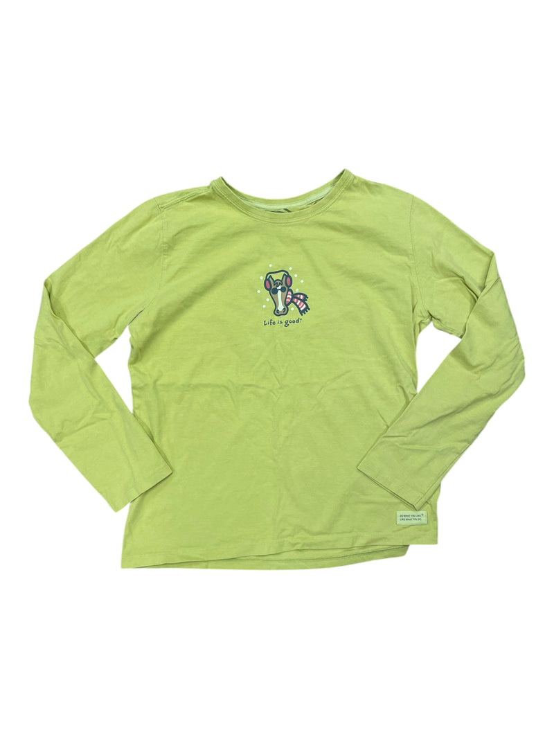 Life Is Good LS Tee - Yellow - S - USED