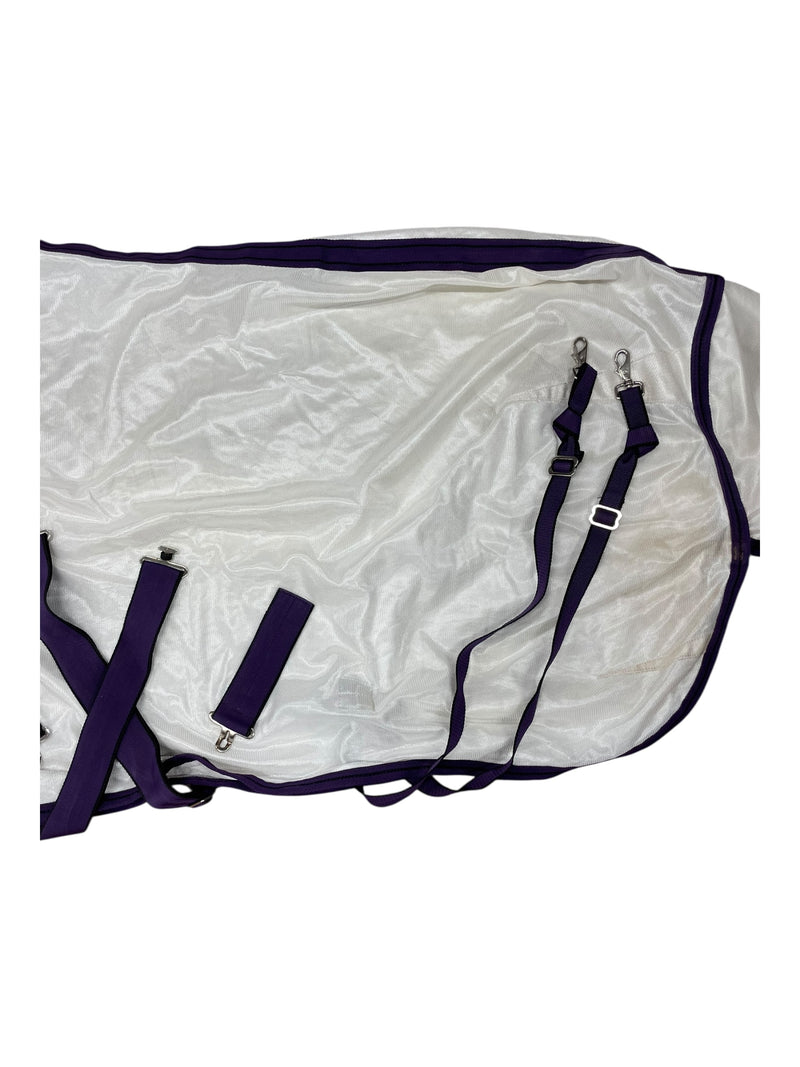 Weatherbeeta Comfitec Essential Mesh II Fly Sheet - White/Purple - 60" - USED