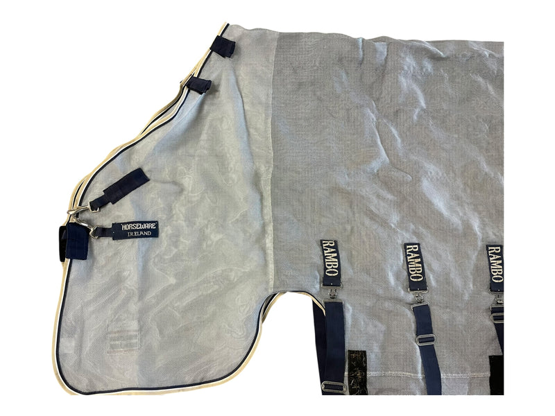 Rambo Protector Fly Sheet - Silver/Multi Trim - 84" - USED