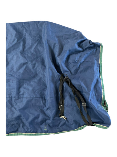 Everest T/O Blanket - Navy/Green - 82", Est. Midweight - USED