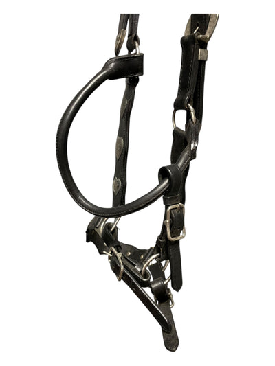 Western Show Halter - Black/Silver - Est. F/S - USED