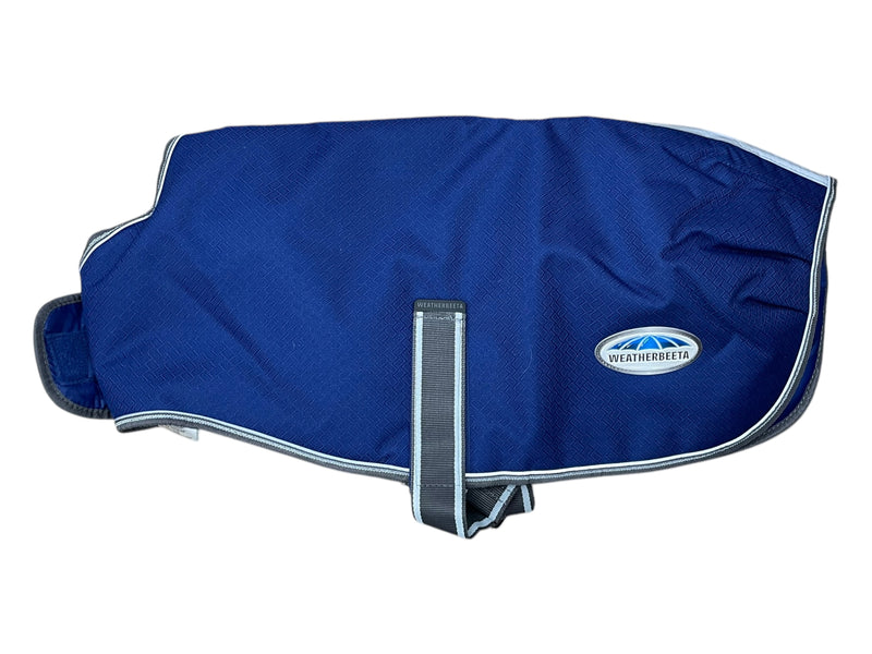 Weatherbeeta Parka Dog Coat *NWT* - Blue/Grey/White - L (28") - USED
