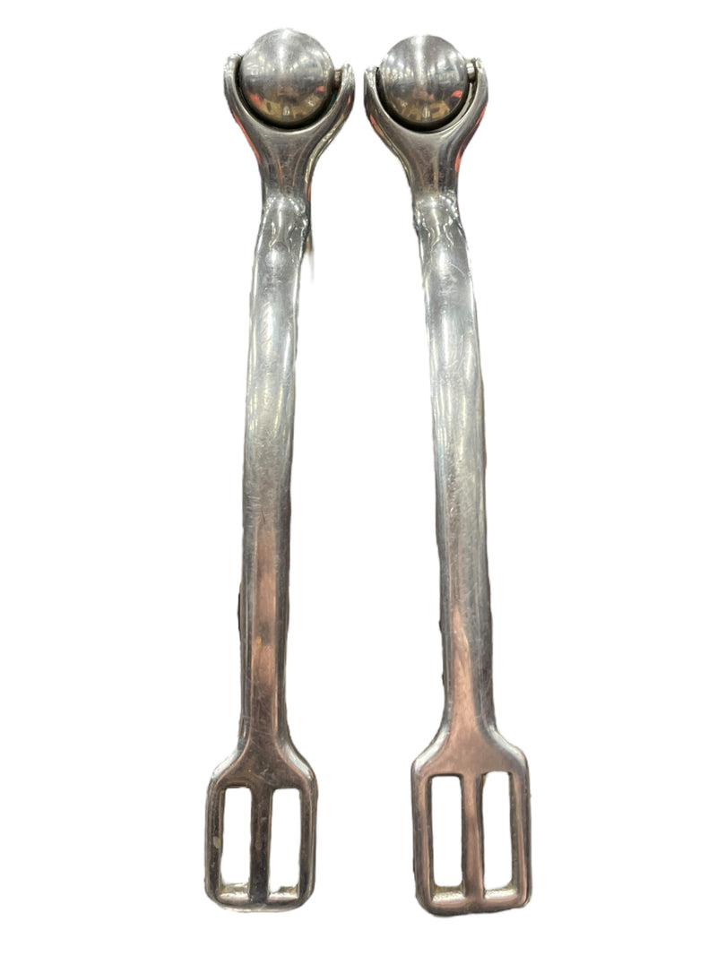 Roller Ball Spurs - SS - Approx 1" - USED