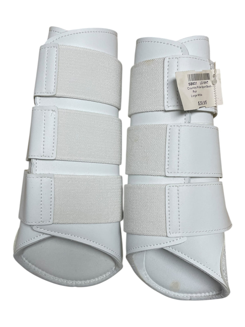 Country Pride Sport Boot *NWT* *Pair* - White - L - USED