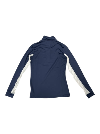 Horze LS Sun Shirt - Navy/White/Orange - US 4 - USED