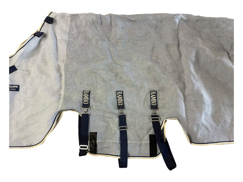 Rambo Protector Fly Sheet - Silver/Multi Trim - 84" - USED