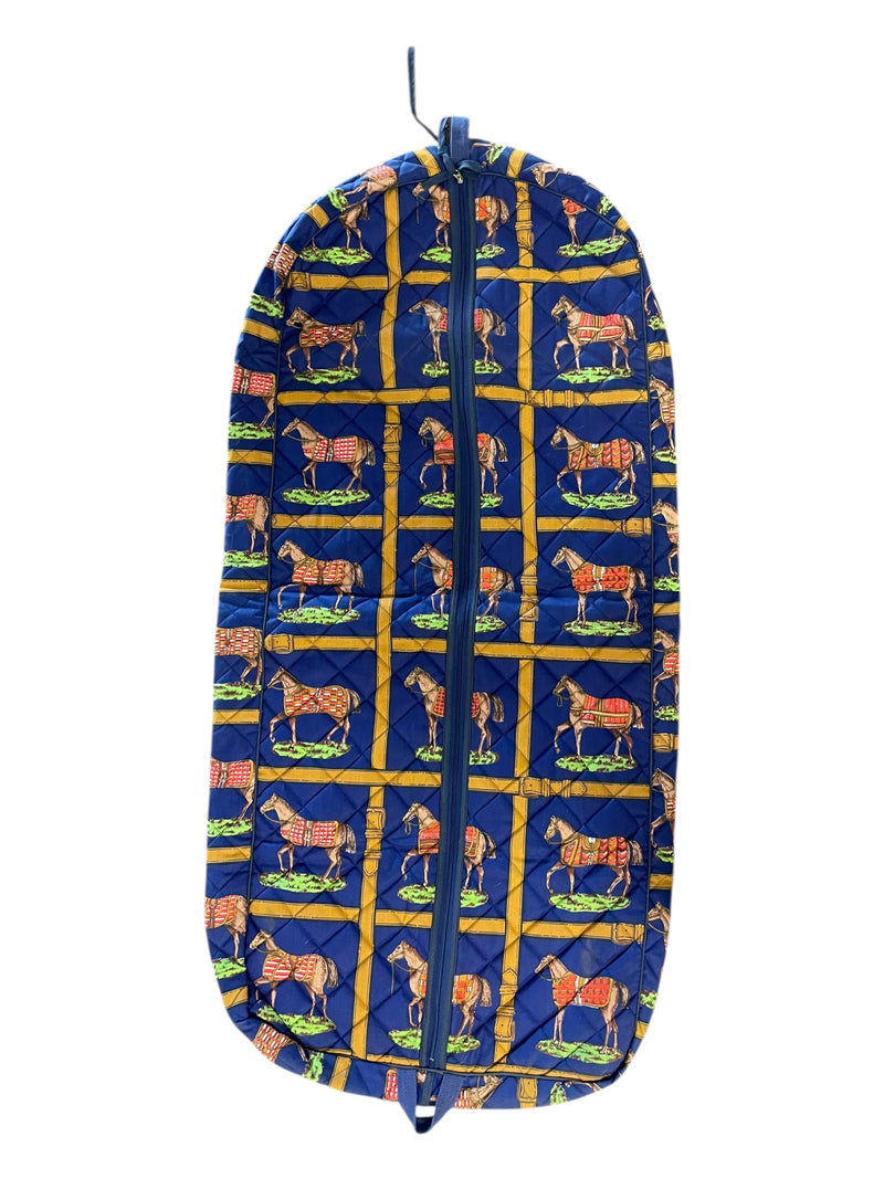 Garment Bag - Royal Blue/Horse Print - USED