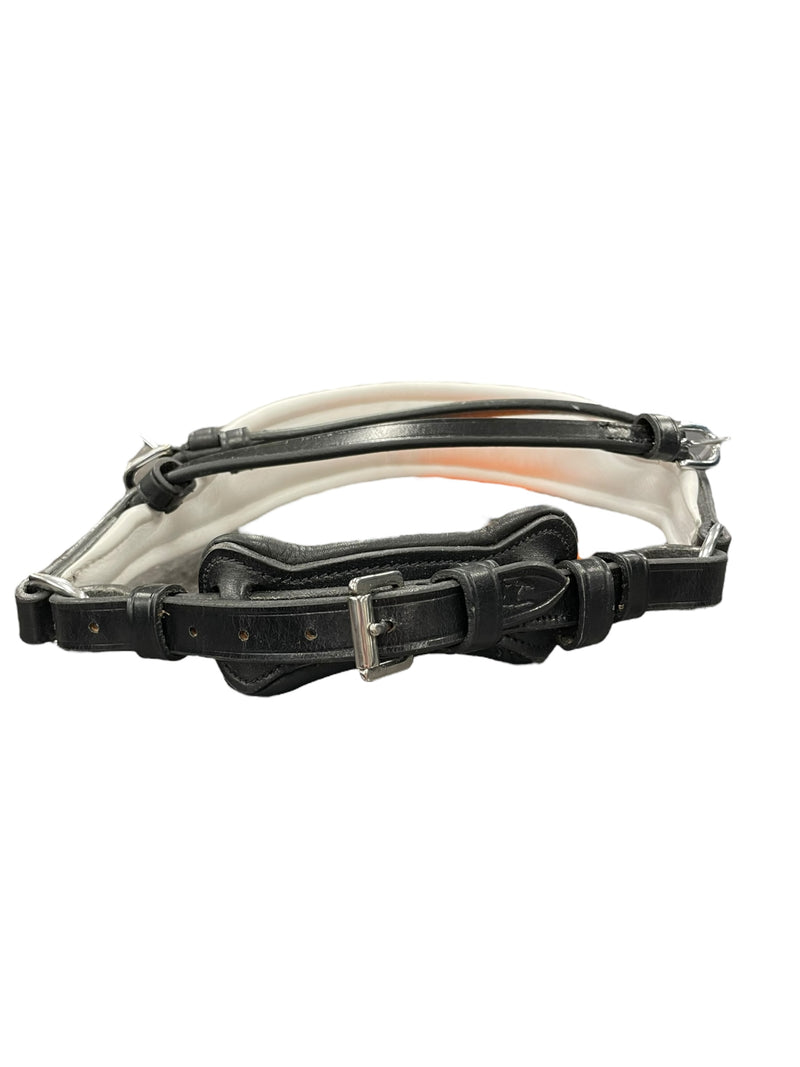 Schockemohle Modena Select Noseband *NWT* - Black/White - F/S - USED
