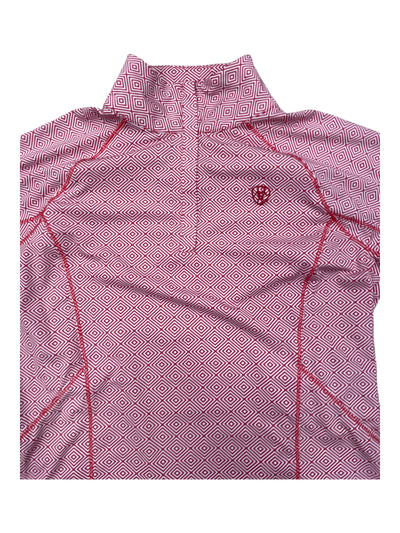 Ariat ColdSeries Base Layer - Red/White  - M - USED