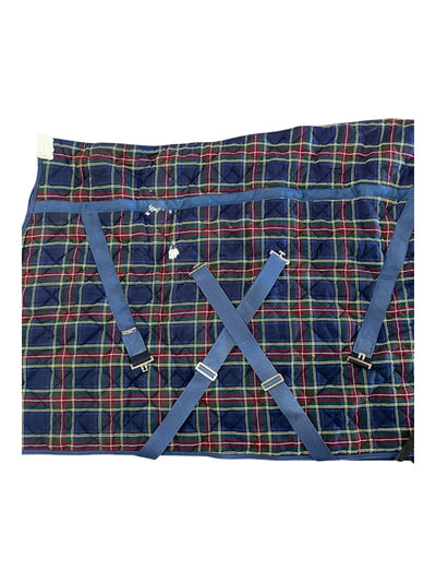 Millers Everest Stable Blanket - Dark Plaid - 78"/Est. Midweight - USED