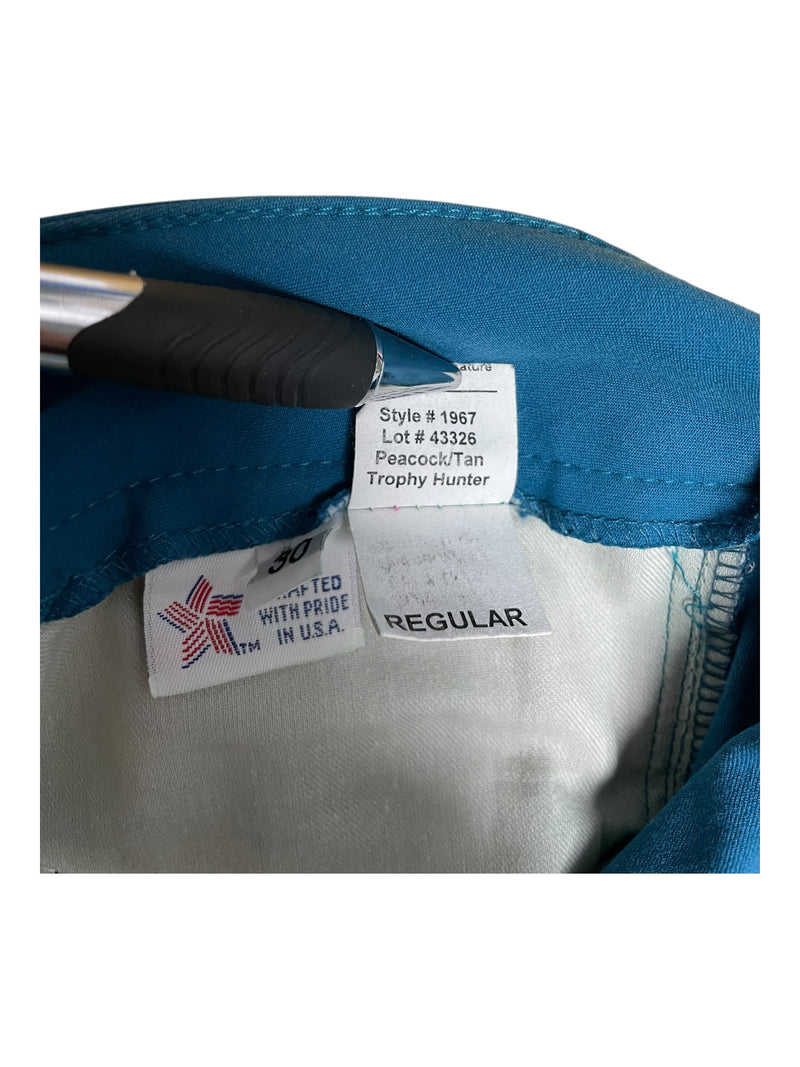 Tailored Sportsman Trophy Hunter Breech - Peacock/Tan - 30R - USED
