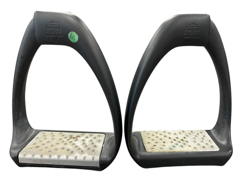 Royal Rider Evo 80 Stirrups - Black - Approx 4.5" - USED