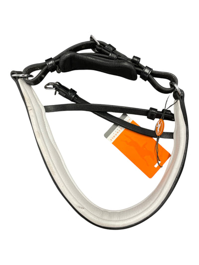 Schockemohle Modena Select Noseband *NWT* - Black/White - F/S - USED