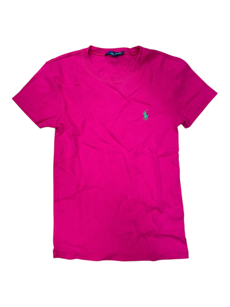 Ralph Lauren SS Top - Pink - Youth M - USED