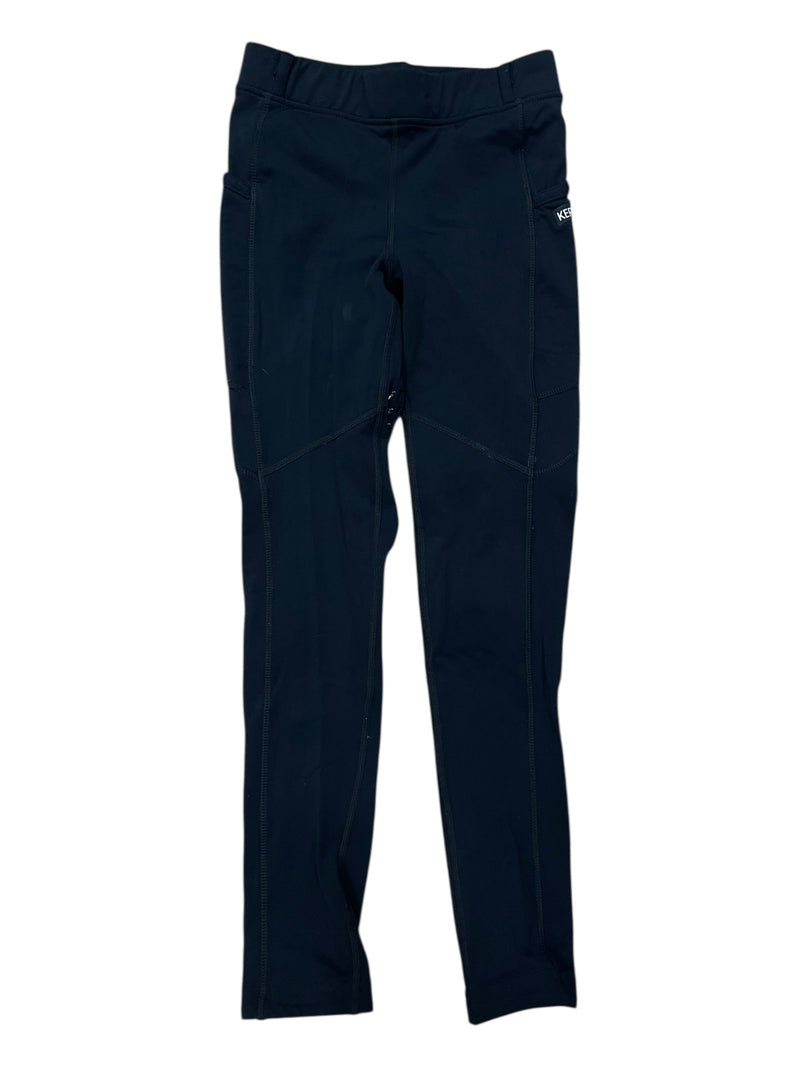 Kerrits Winter Lined FS Tight - Black - Youth M - USED