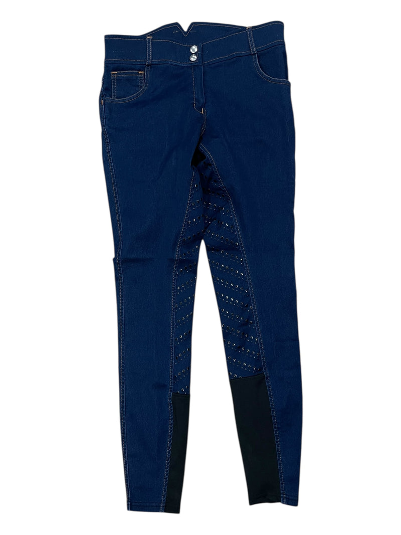 Horze Denim FS Breech *NWT* - Navy - 24 - USED