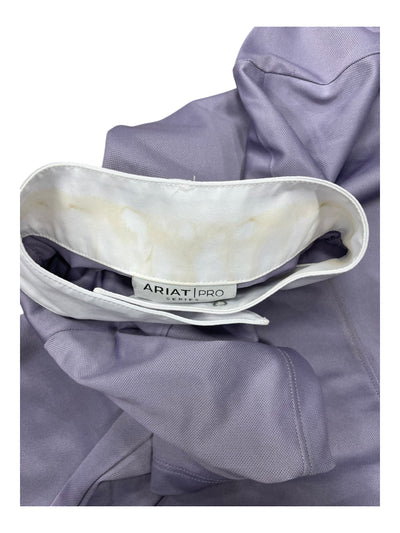 Ariat SS Show Shirt - Light Purple/White - L - USED