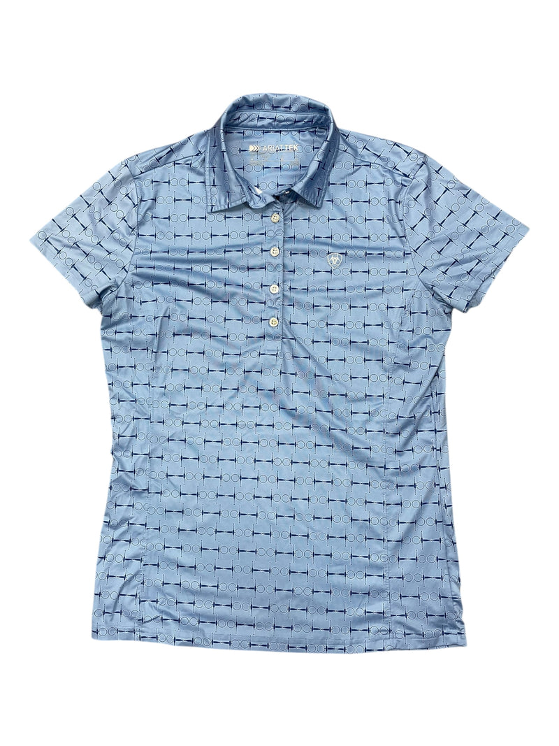 Ariat SS Polo - Blue Bits - M - USED
