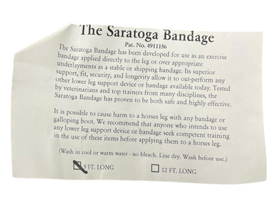 Saratoga Bandages *4* *NWT* - Blue - 9' - USED
