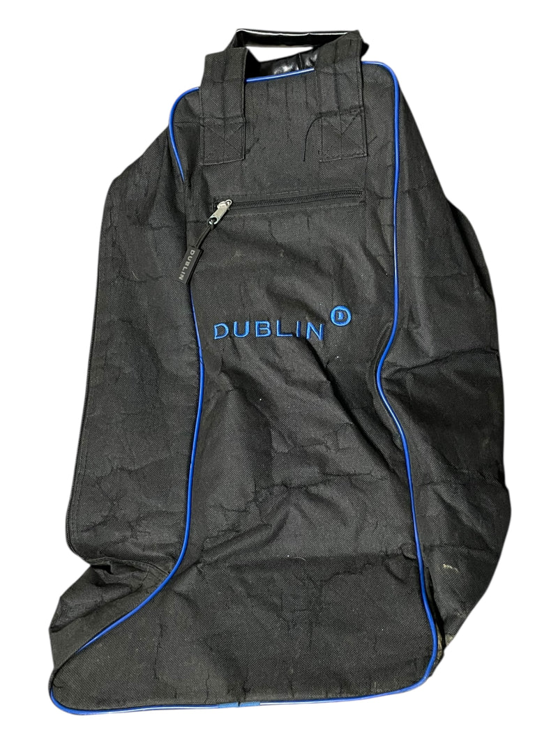Dublin Boot Bag - Black/Royal Blue - O/S - USED