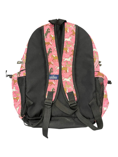 Wildkin Horse Backpack - Pink - Approx 13 x 15 x 4" - USED