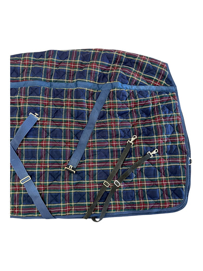 Millers Everest Stable Blanket - Dark Plaid - 78"/Est. Midweight - USED