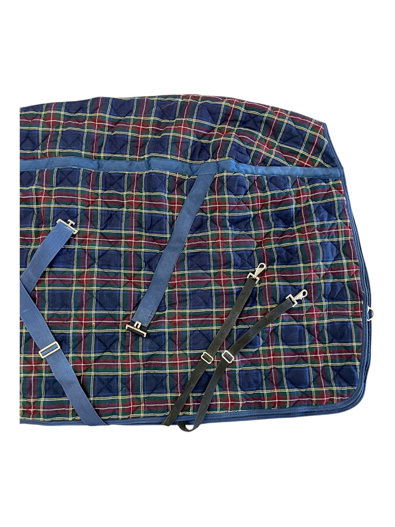 Millers Everest Stable Blanket - Dark Plaid - 78"/Est. Midweight - USED