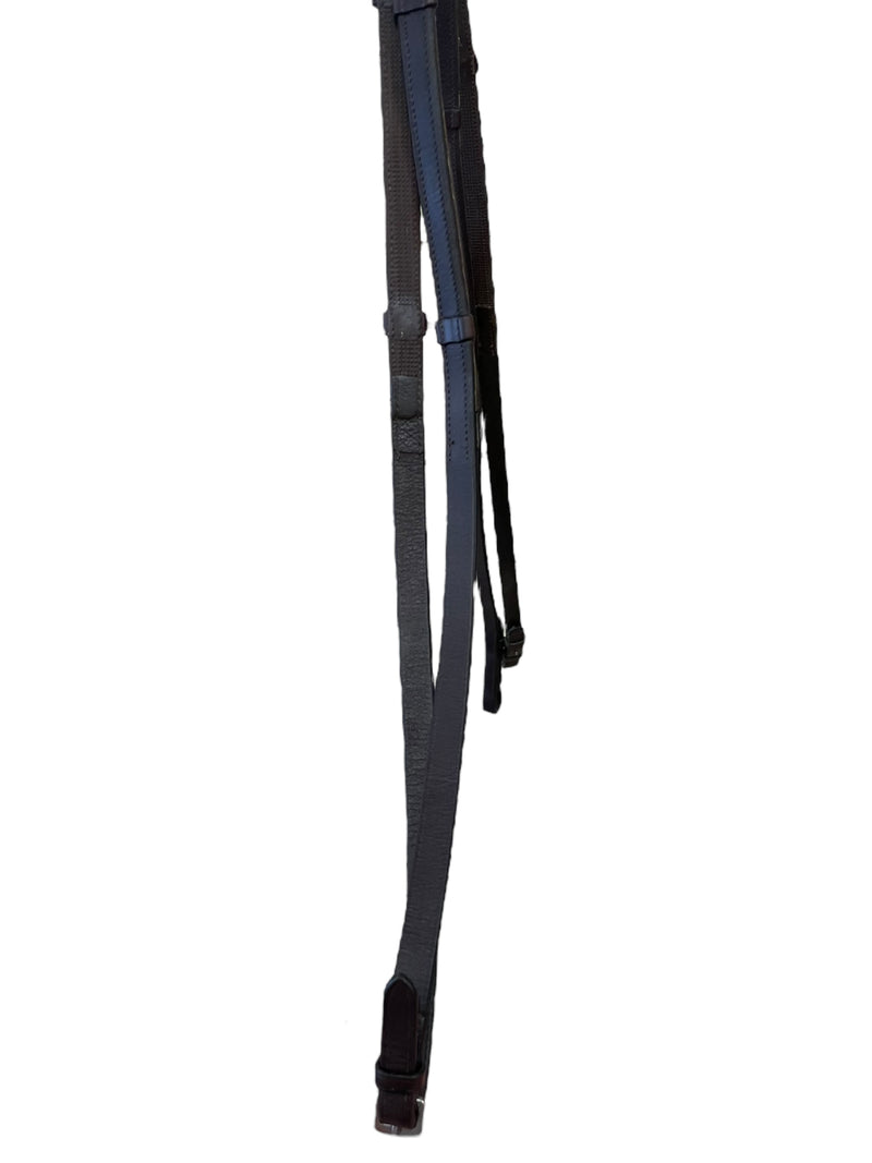 PS Of Sweden "Jump Off" Bridle W/ Reins- Brown - Cob Size/Full Crown - USED