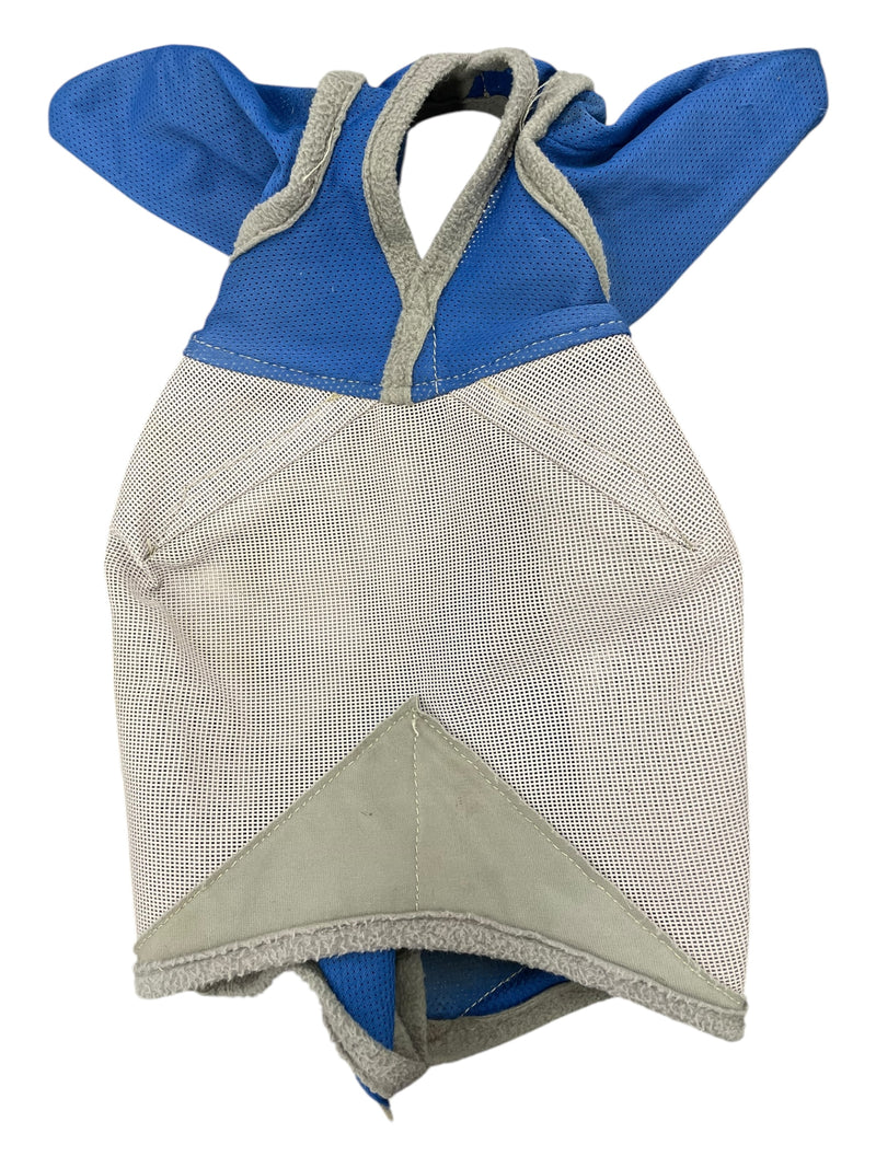 Majyk Fly Mask - Grey/Blue - Medium - USED