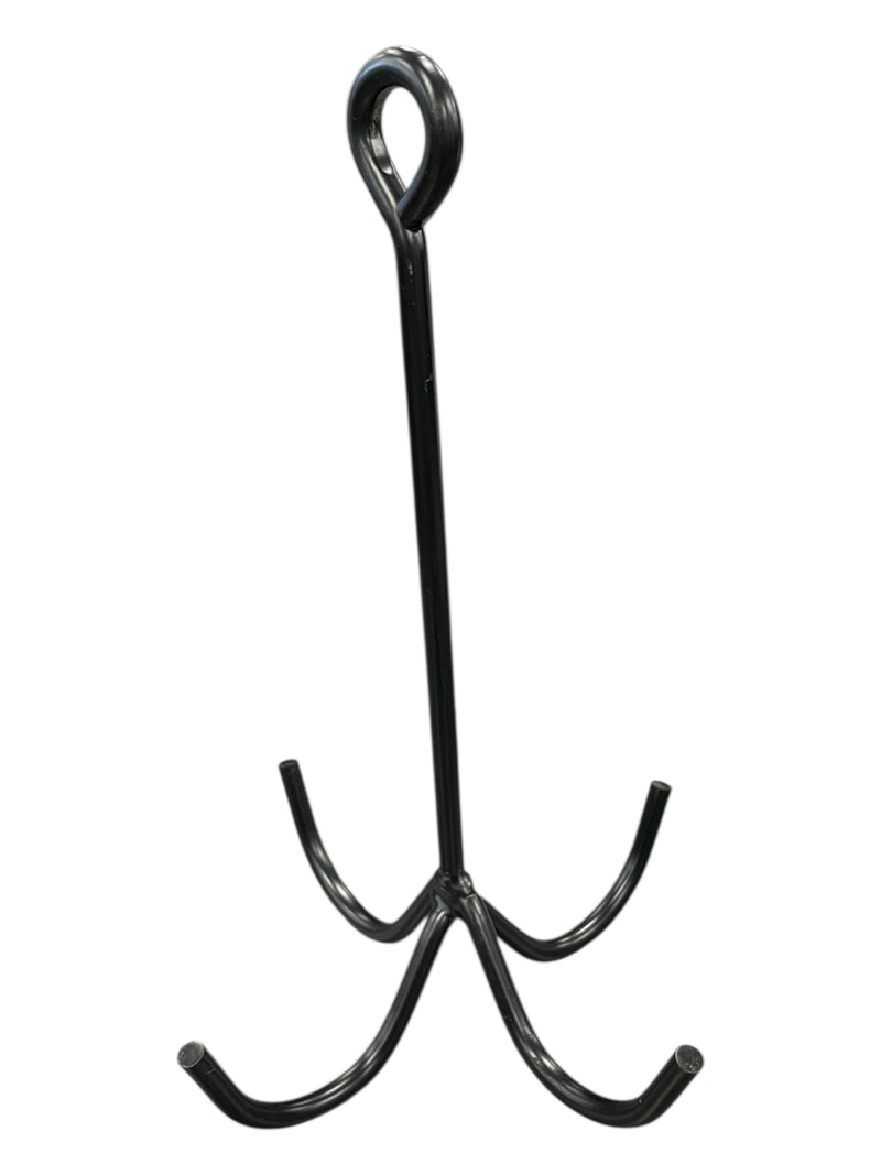 Bridle Hook - Black - 4 Hooks - USED