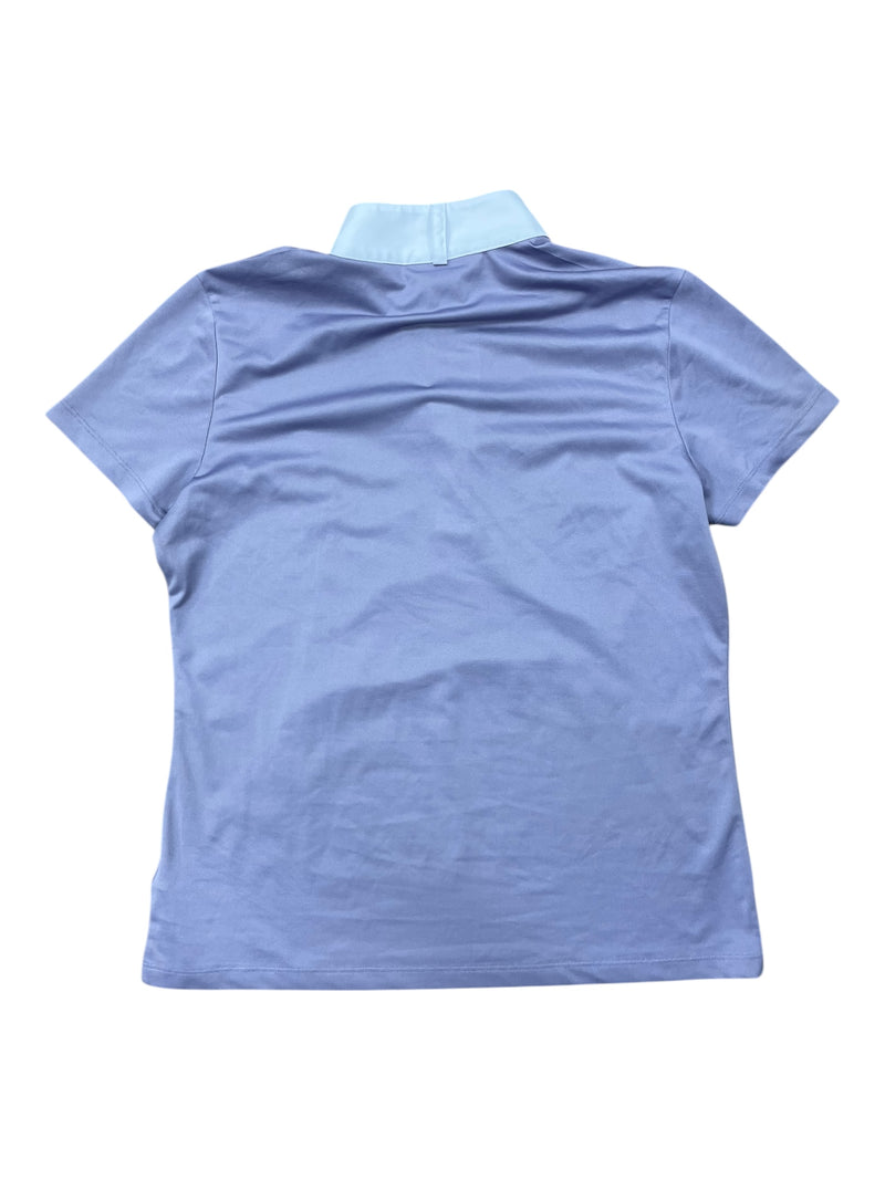 Ariat SS Show Shirt - Light Purple/White - L - USED
