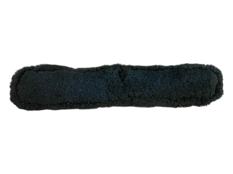 Mattes Sheepskin Girth Cover - Black - 75cm (Approx 30") - USED