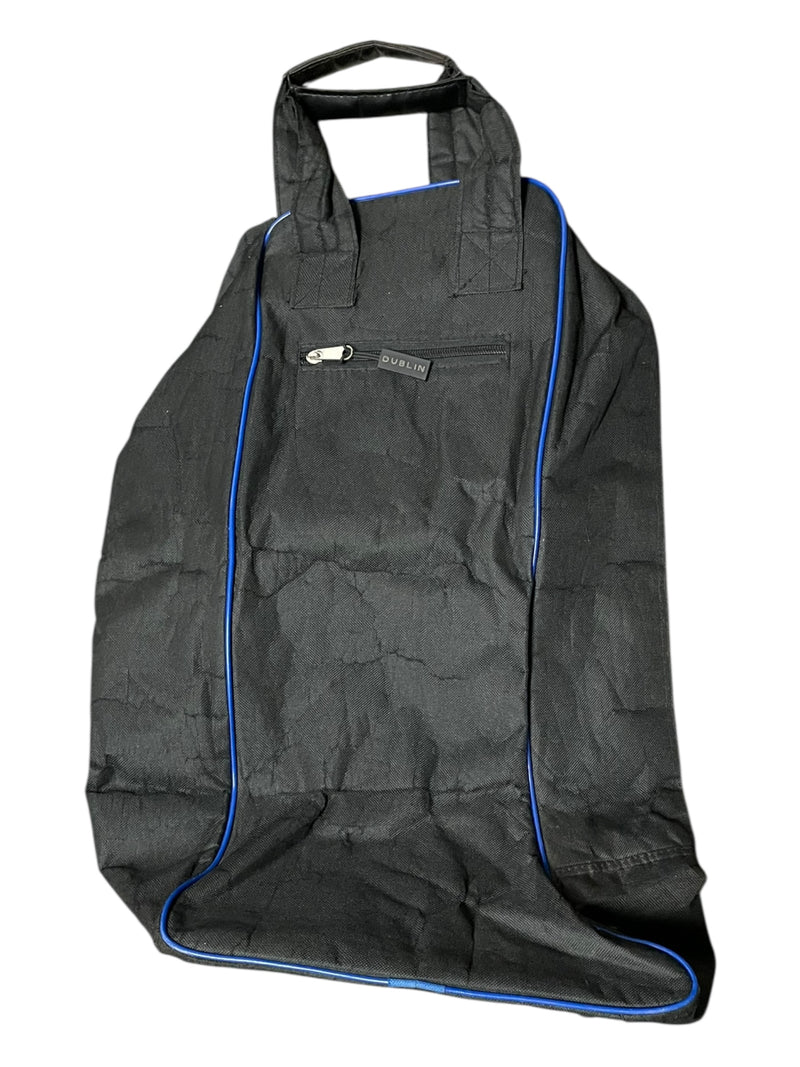 Dublin Boot Bag - Black/Royal Blue - O/S - USED