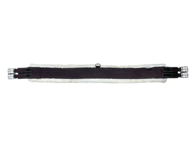 Shires Fleece Lined Girth - Brown/Cream - 50" - USED