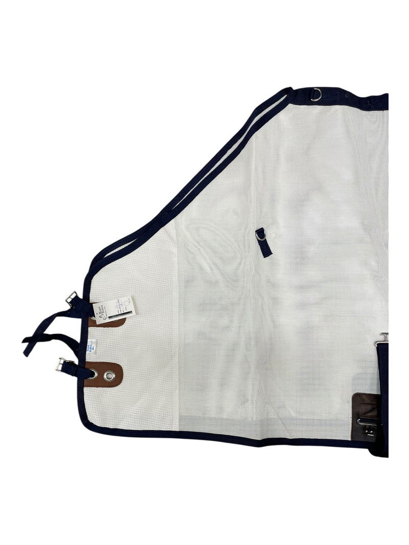 Royal Rider Fly Sheet *NWT* - White/Navy - 78" - USED