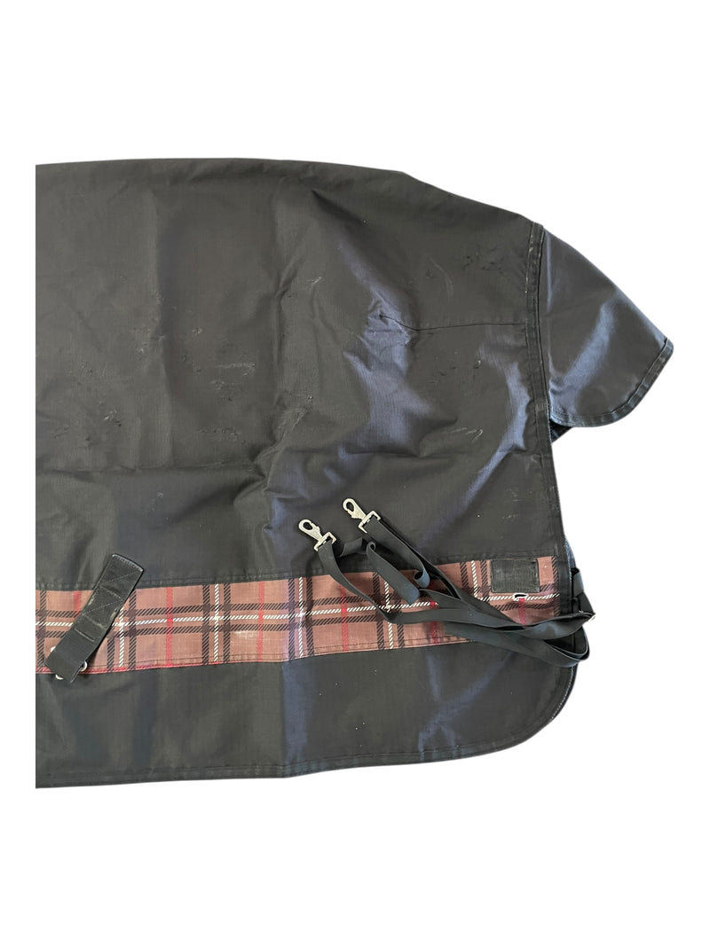 Country Pride T/O Sheet - Black/Brown Plaid - 78" - USED