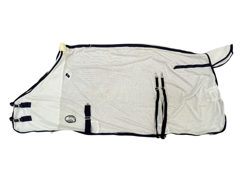 Weaver Fly Sheet - White/Navy Trim - 82" - USED
