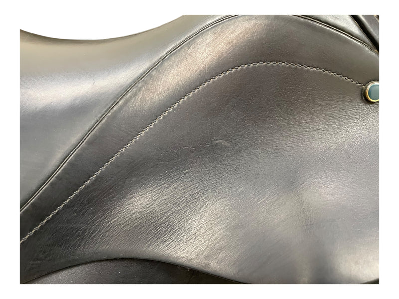 2002 Stubben Roxane DR Saddle - Black - 17.5" / 32 Tree (Wide) - USED