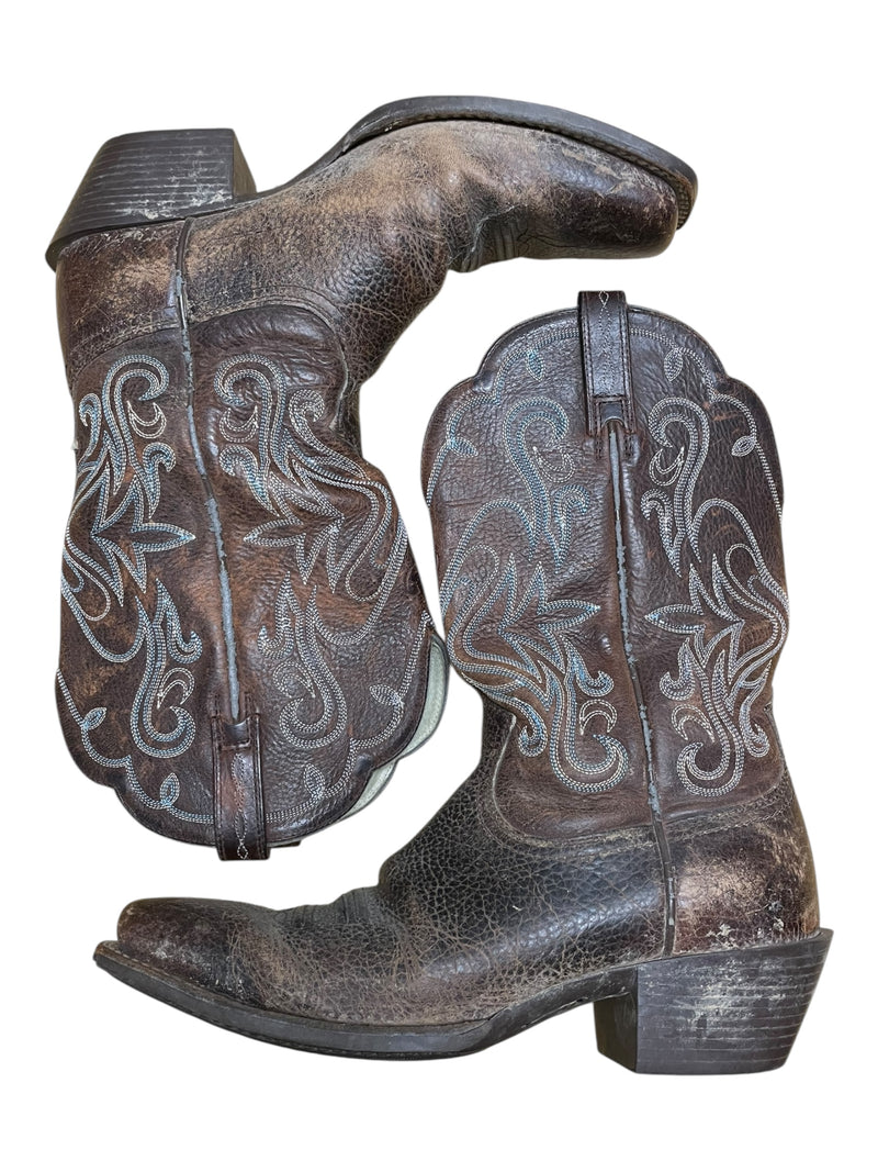 Ariat Cowgirl Boots - Brown - 10B - USED