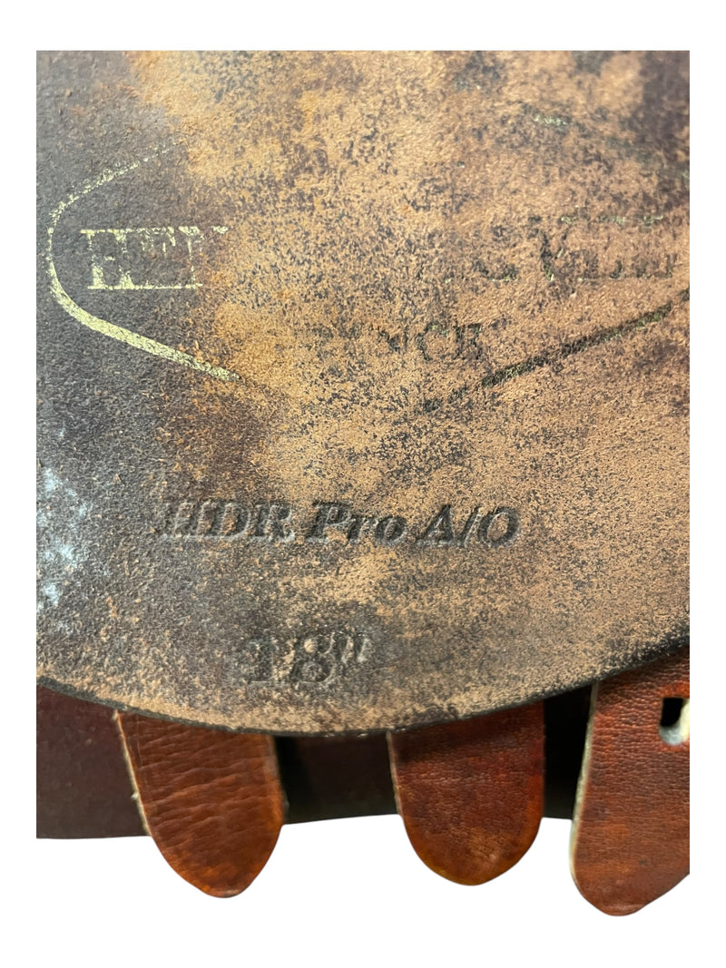 HDR Pro A/O CC Saddle - Brown - 18" - 2.5 Fit (4.5" Gullet) - USED