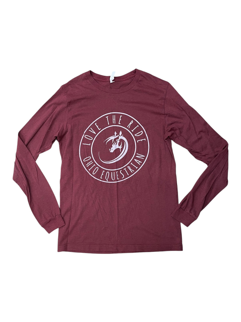 Ohio Equestrian Tee - Red - Est. L - USED