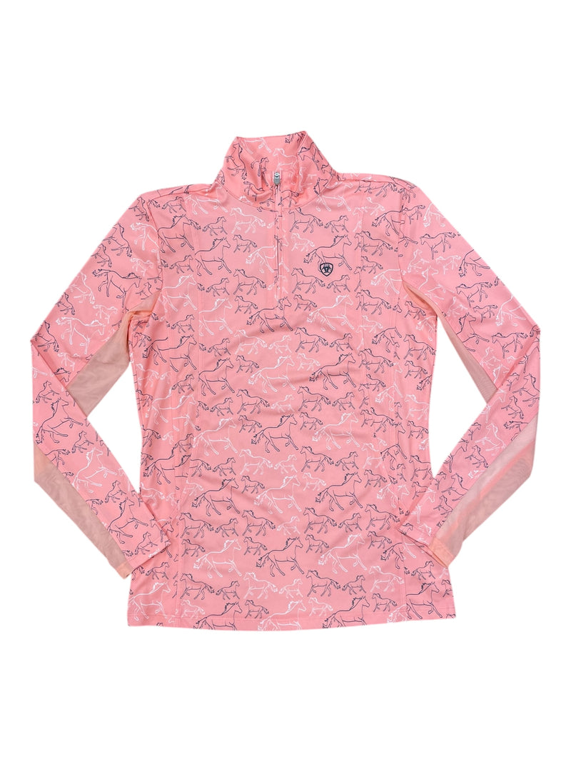 Ariat LS Sun Shirt - Pink - S - USED