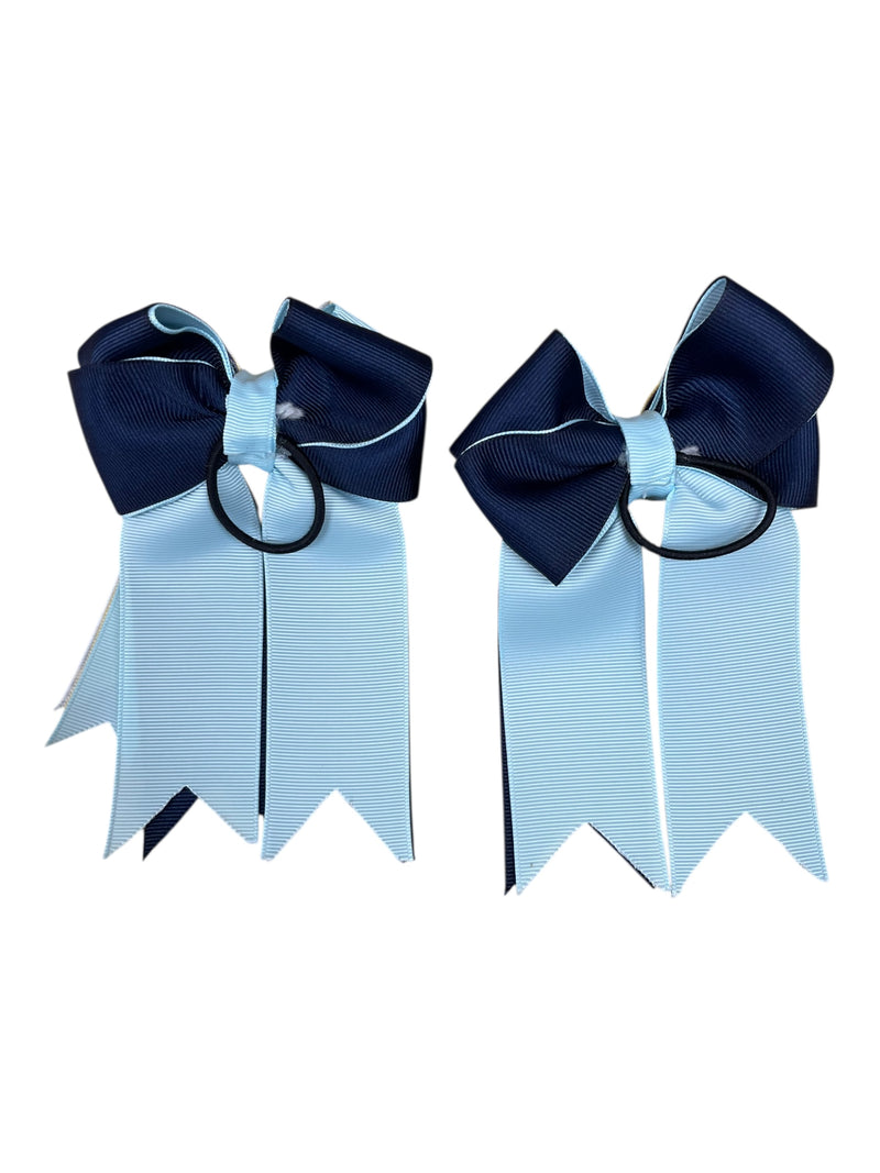 Show Bows - Blue Pattern - One Size - USED