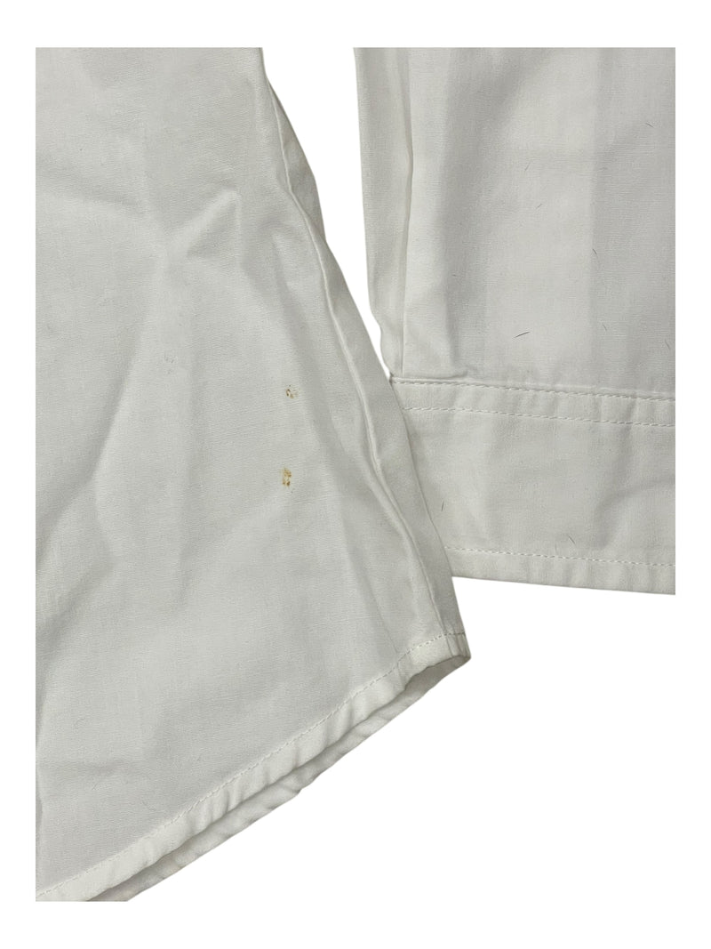 Devon Aire Button Show Shirt - White - Youth 12R - USED