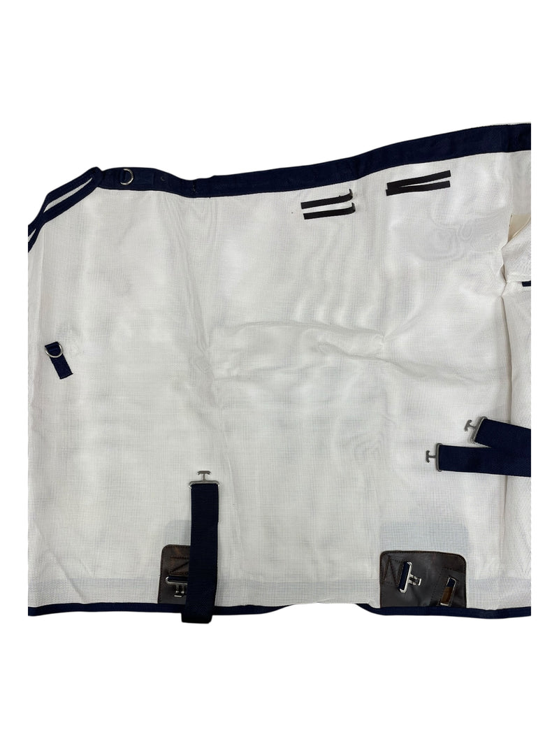Royal Rider Fly Sheet *NWT* - White/Navy - 78" - USED