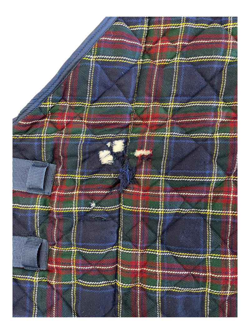 Millers Everest Stable Blanket - Dark Plaid - 78"/Est. Midweight - USED