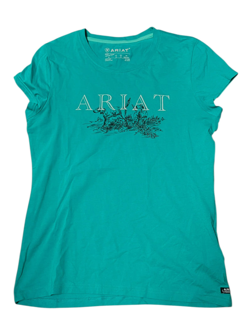 Ariat SS Tee - Turquoise - M - USED
