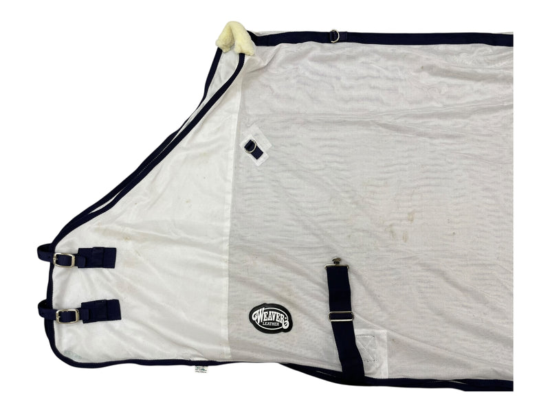 Weaver Fly Sheet - White/Navy Trim - 82" - USED