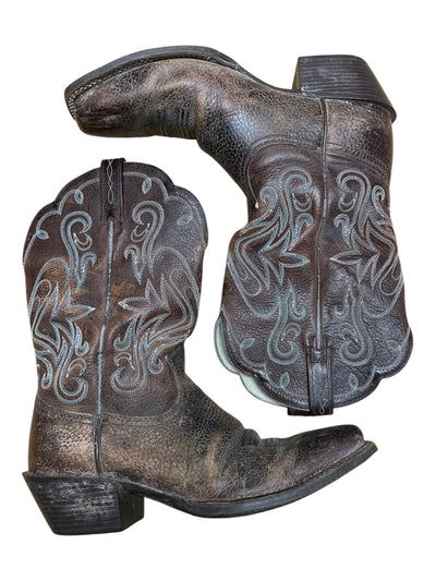 Ariat Cowgirl Boots - Brown - 10B - USED